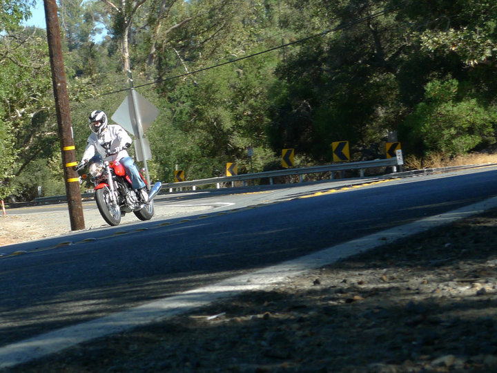 you can almost see him on the pavement